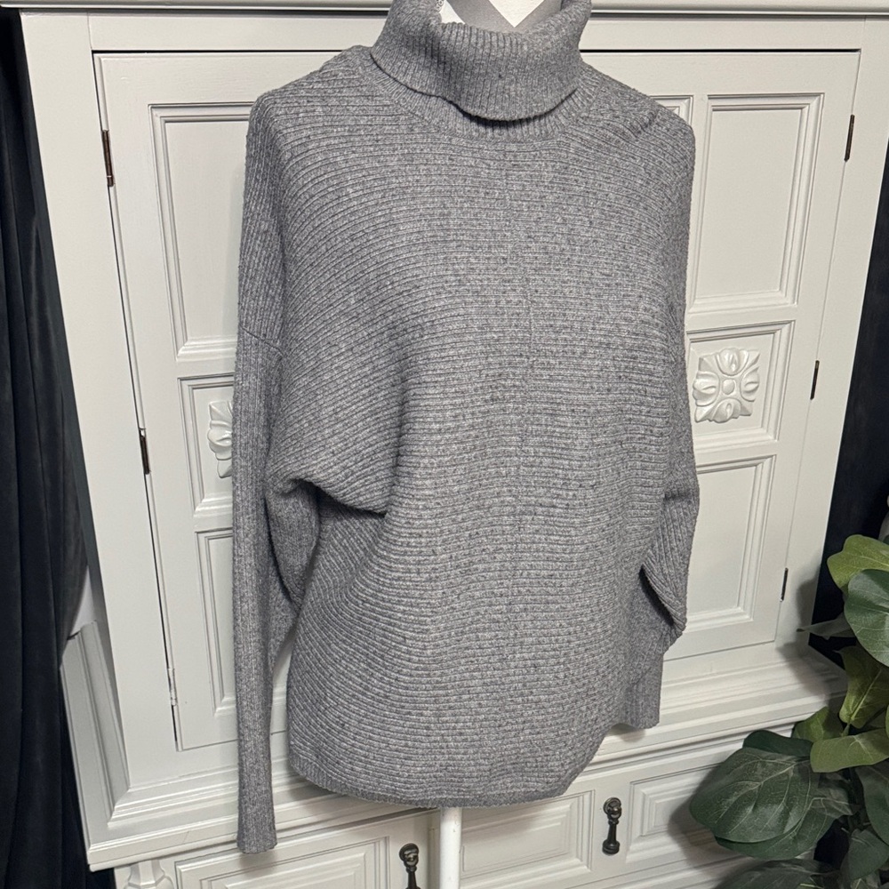 Cyrus Gray Turtleneck Sweater